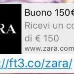 WhatsApp: messaggio buono acquisto Zara è truffa!