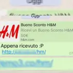 WhatsApp, truffa buono 50 euro H&M: non cliccate link!