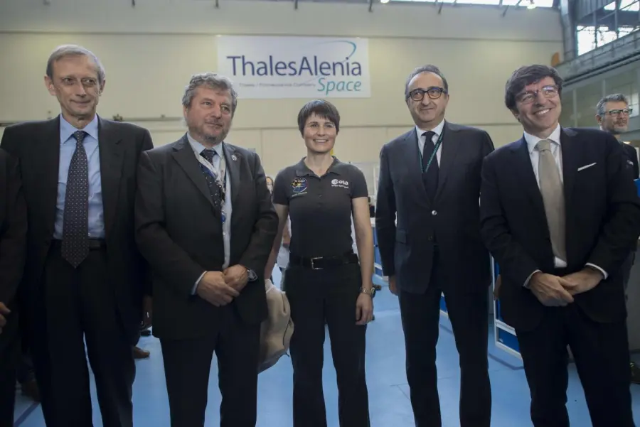 Samantha Cristoforetti Incontra Team Altec e Thales Alenia Space Italia