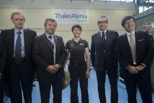 Samantha Cristoforetti Incontra Team Altec e Thales Alenia Space Italia