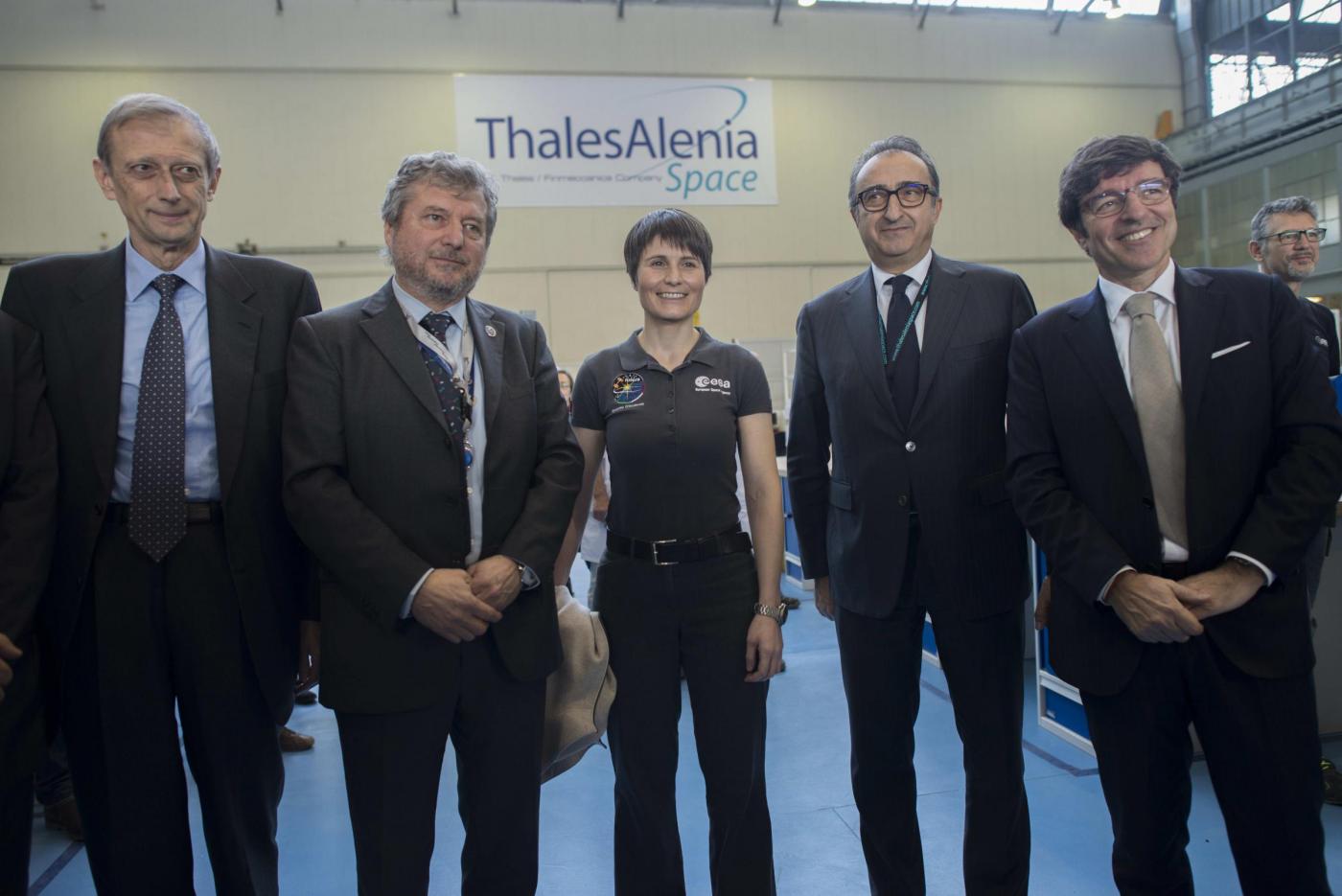 Samantha Cristoforetti Incontra Team Altec e Thales Alenia Space Italia