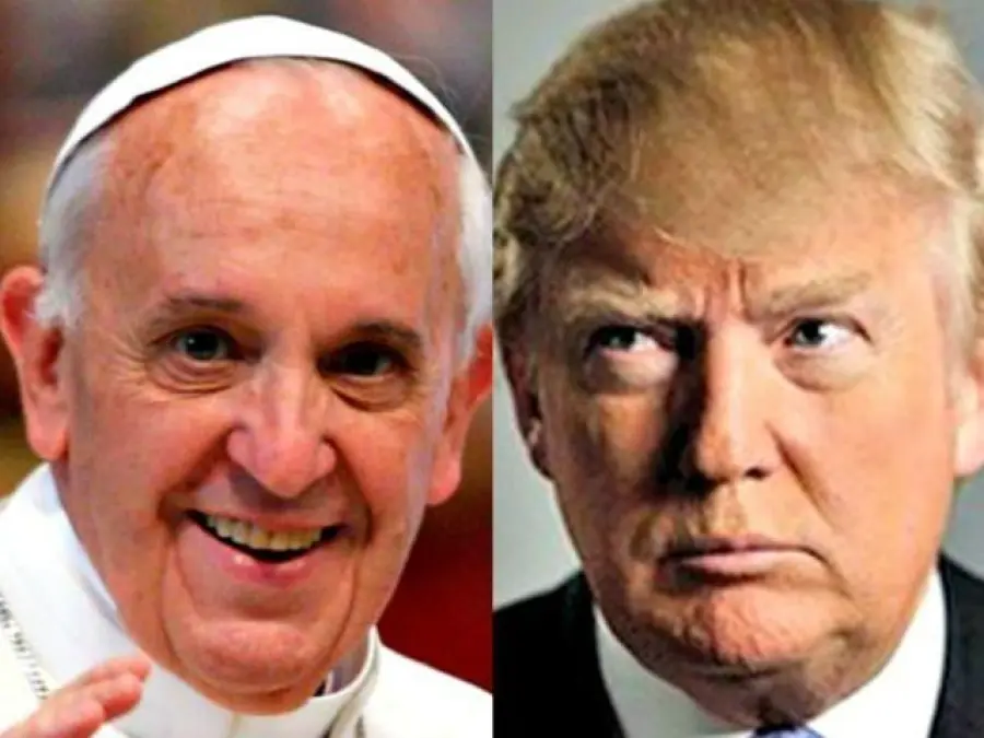 Papa Francesco Sferza Donald Trump: 
