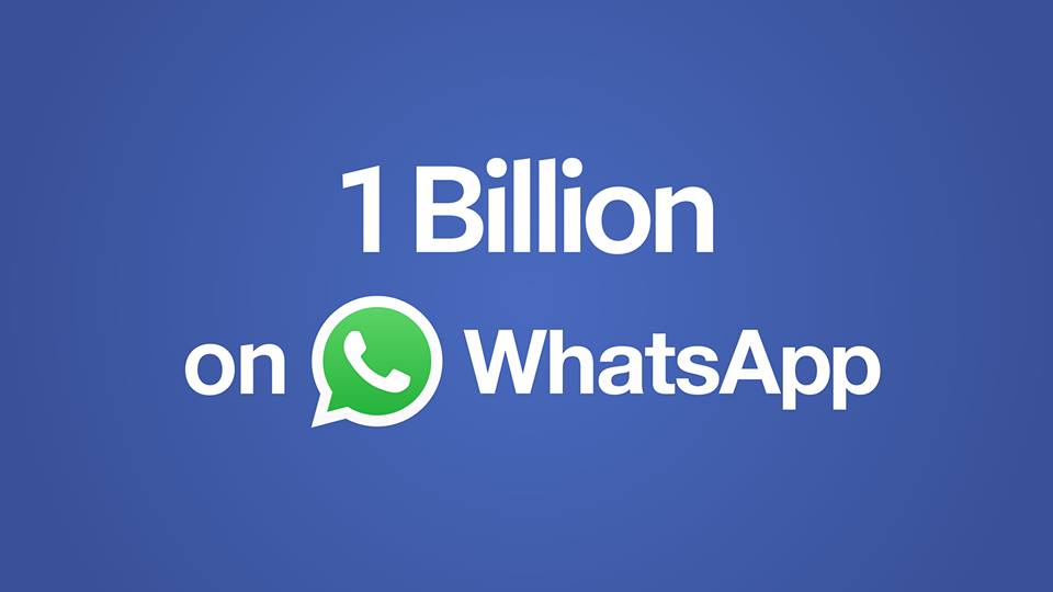 WhatsApp: 1 Miliardo di Utenti nel Mondo, Facebook Studia Modi per Fare Business