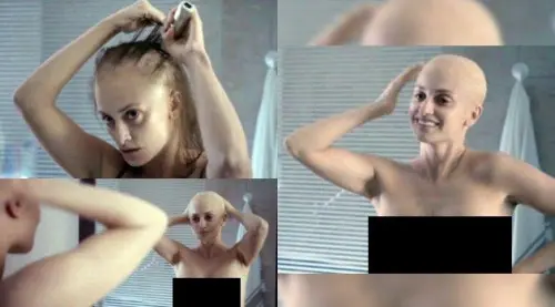 Penelope Cruz senza capelli in 