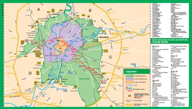 Targhe alterne Roma: blocco fascia verde 16 e 17 dicembre