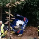 Dramma al Rally della Fettunta: auto ribaltata, Davide Tulipani morto