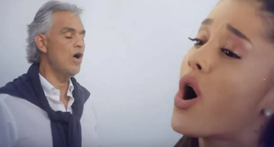Andrea Bocelli, Duetto con Ariana Grande in 