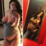 Cristina Del Basso col pancione di 9 mesi