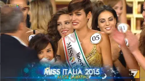 MISS ITALIA 2015 VINCE ALICE SABATINI