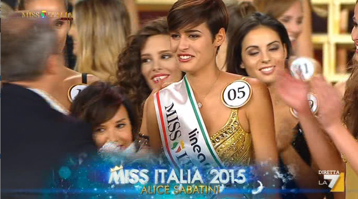 MISS ITALIA 2015 VINCE ALICE SABATINI