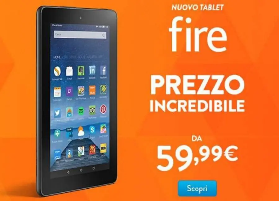 AMAZON: TABLET ECONOMICO IN ARRIVO, 59,99 EURO