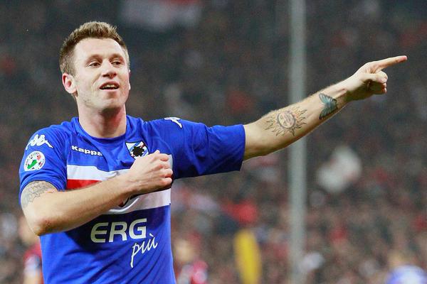 Sampdoria: torna Cassano, contratto firmato e primo allenamento a Bogliasco