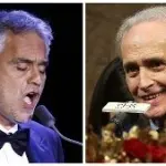 Andrea Bocelli ricorda Luciano Pavarotti alle Terme di Caracalla