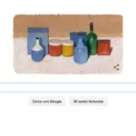 Giorgio Morandi, Google Inc. omaggia pittore con doodle
