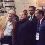 Silvio Berlusconi visita mostra Sgarbi a Expo: 