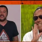 Ballarò, Matteo Salvini e Antonello Venditti danno spettacolo