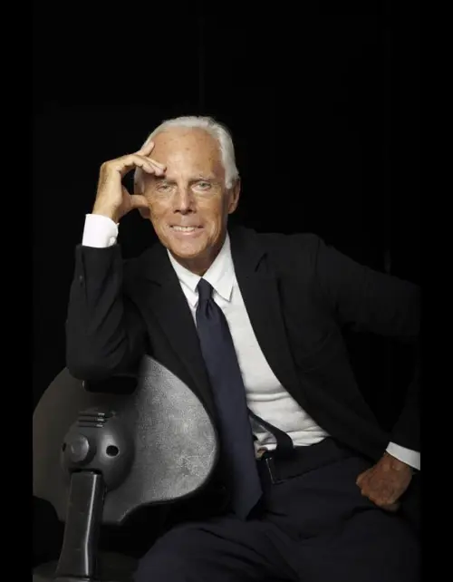 Giorgio Armani piange spesso: 