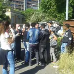 Ponte Mammolo, rifugiati protestano dopo allontanamento da insediamento abusivo