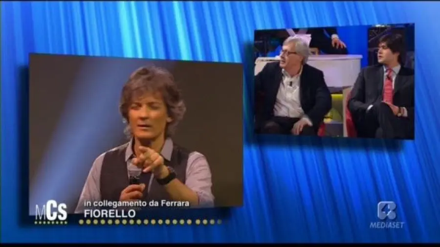 Sgarbi risponde per le rime a Fiorello: 