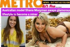 Modella lascia le passerelle per lavorare in miniera