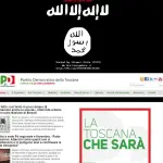 Isis attacca sito web Pd toscano: 