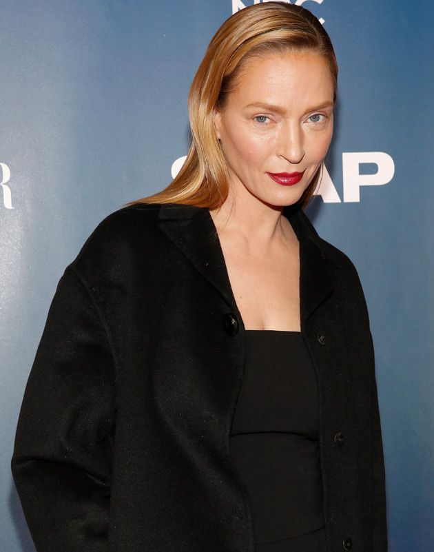 Uma Thurman: trucco originale o ritocchini? Look diverso alla première di "The Slap"