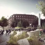 Copenaghen cambia veste per affrontare effetti cambiamenti climatici: piazze raccoglieranno acqua