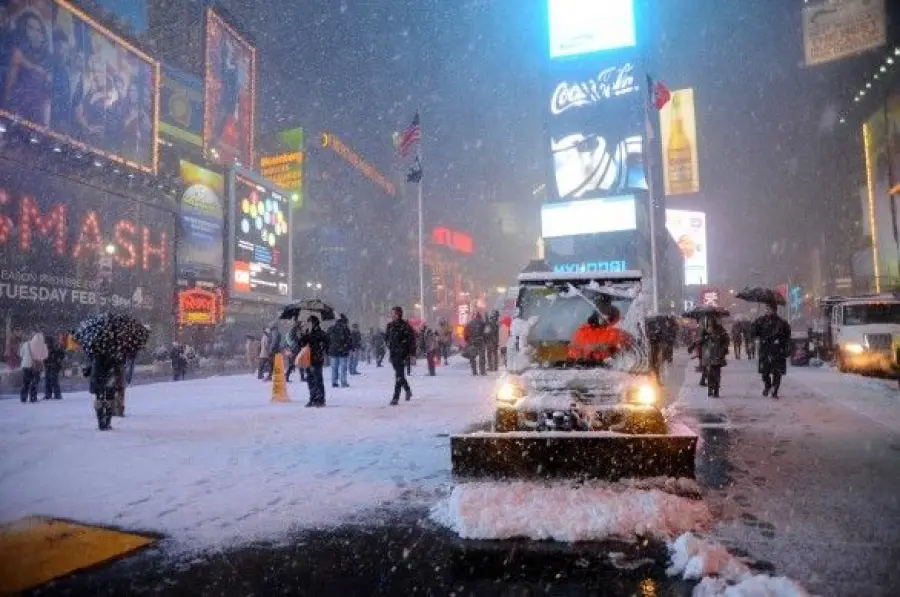 New York: tempesta di neve in arrivo, De Blasio allerta cittadini