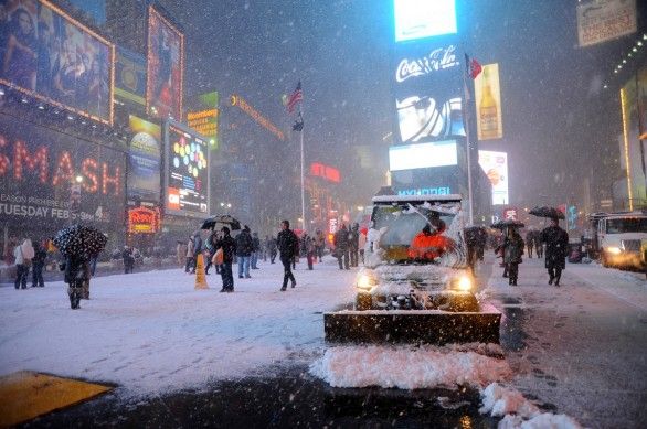 New York: tempesta di neve in arrivo, De Blasio allerta cittadini