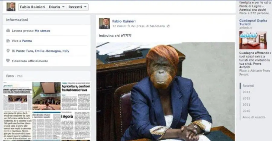 Lega Nord, Rainieri verserà 150.000 euro all'ex ministro Kyenge. Fabbri: "Condanna esagerata"