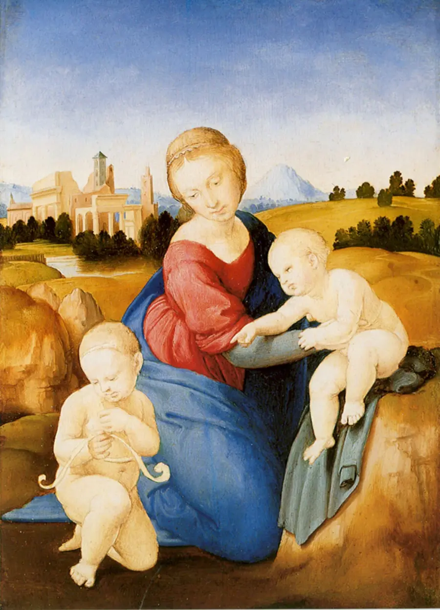 Milano, Madonna Esterhazy di Raffaello a Palazzo Marino