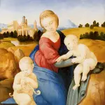 Milano, Madonna Esterhazy di Raffaello a Palazzo Marino