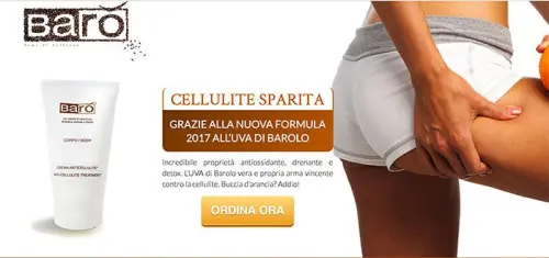 La crema anticellulite dei sogni: Barò cosmetics