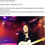 Zucchero rievoca presenza all'Hard Rock: 4 post su profilo Fb