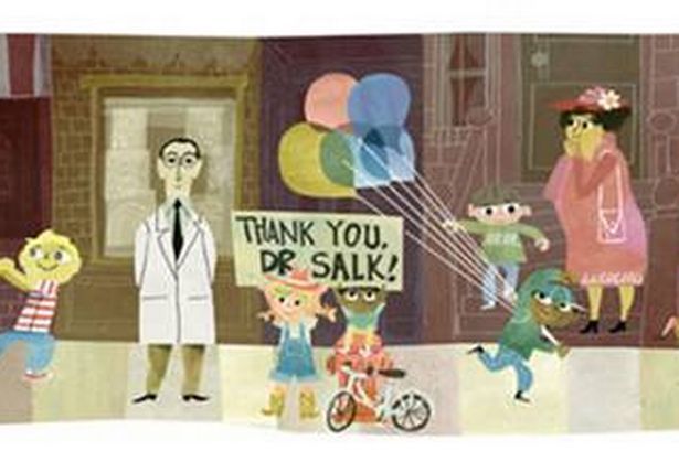 Google onora Jonas Salk con un doodle: inventò vaccino contro poliomielite