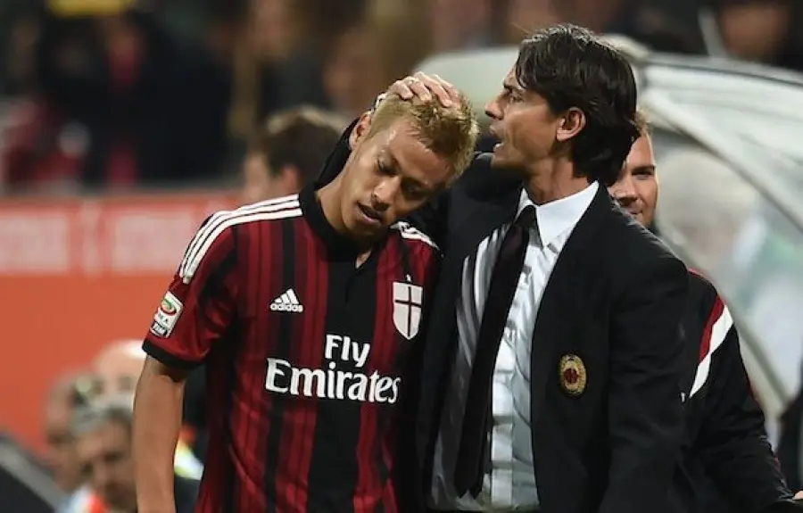 Pippo Inzaghi loda Keisuke Honda: "Grande professionista"