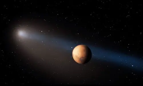 Marte sfiorato da gigantesca cometa: Siding Spring dà spettacolo