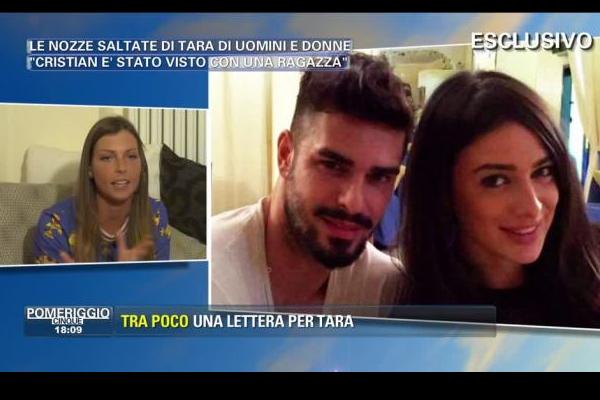 Matrimonio Cristian e Tara e il disdegno di Alessia Messina