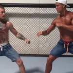 Cristiano Ronaldo lotta con Conor McGregor, ma per finta