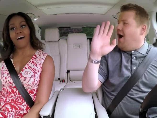 Michelle Obama canta Beyoncé nel Carpool Karaoke di James Corden