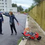 Minimoto: incidente sul circuito di Viadana, bimbo contro cancello