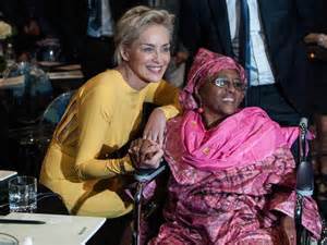 Sharon Stone e Hawa Abdi