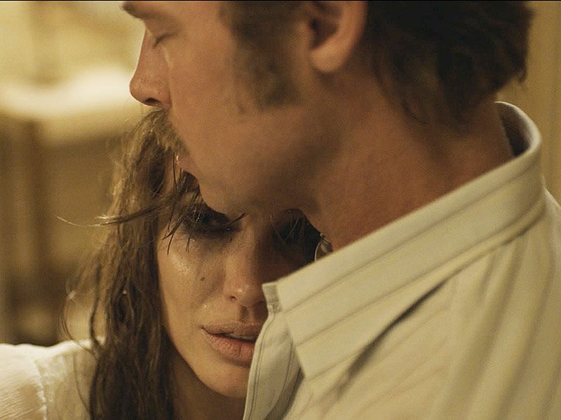 Angelina Jolie e Brad Pitt in "By The Sea"