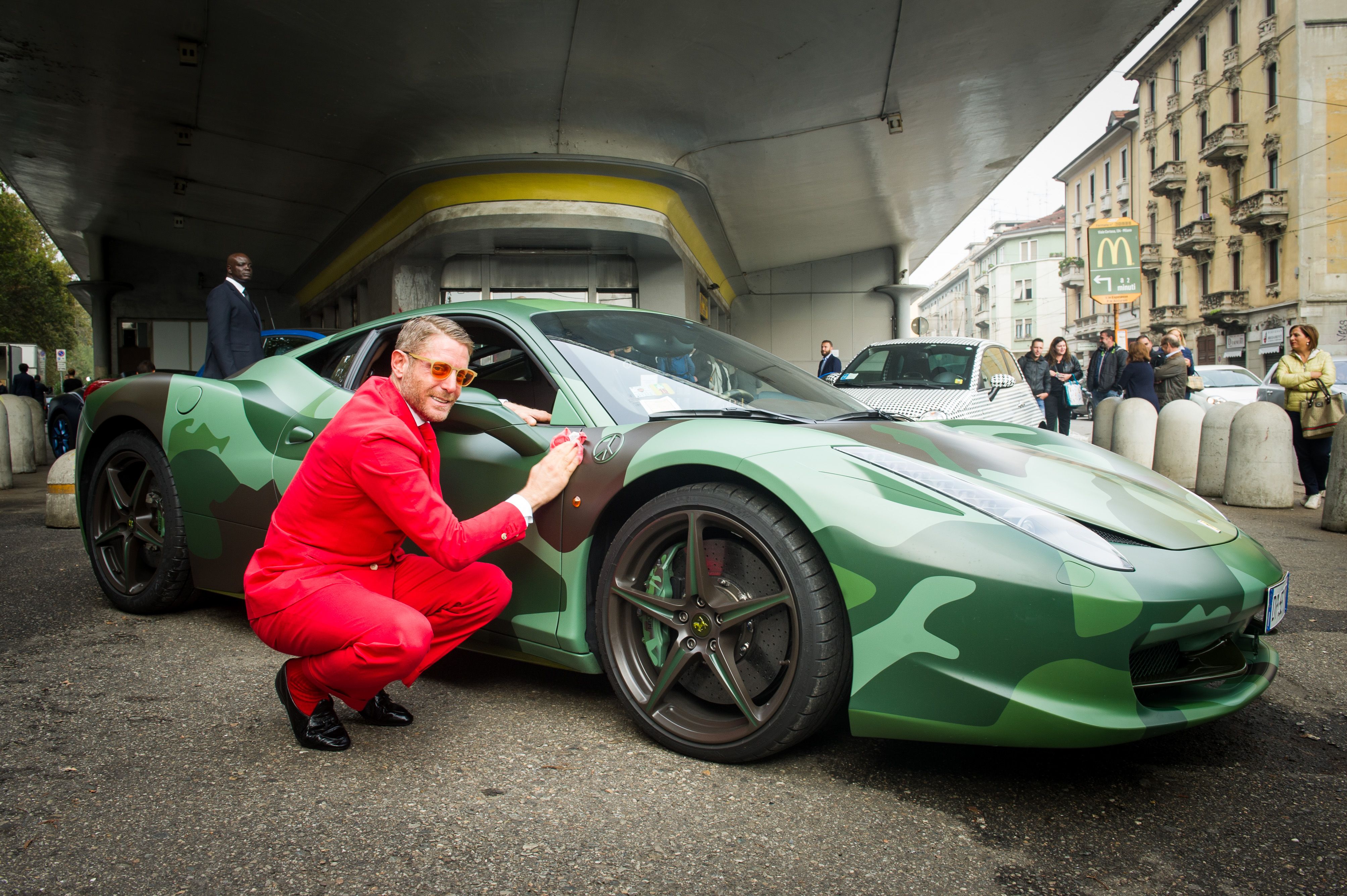 Lapo Elkann Inaugura Garage Italia Customs