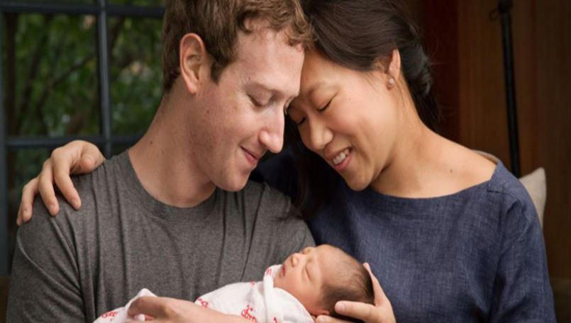 Mark Zuckerberg diventa padre: donerà azioni Fb
