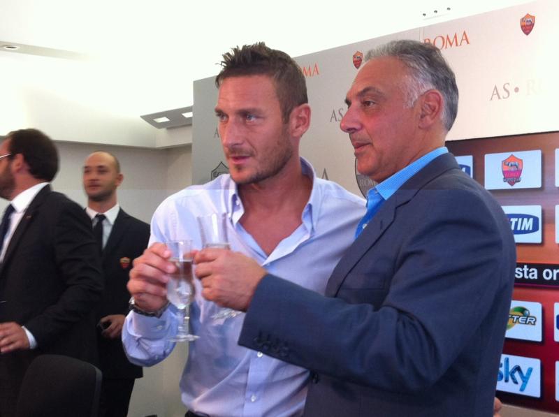 Totti e Pallotta: Incontro a Marzo