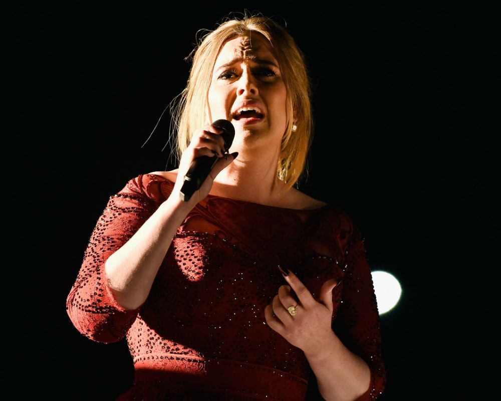Adele Stecca ai Grammy Awards 2016