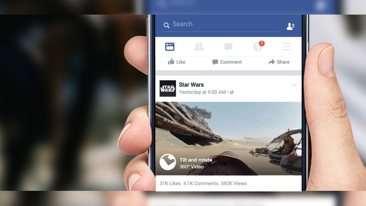 Facebook, dopo video anche foto 360