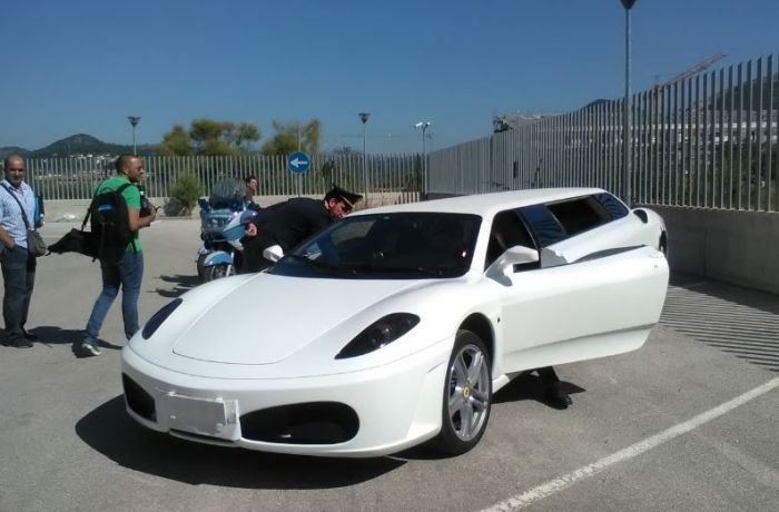 Ferrari tarocca sfreccia a Isernia: sequestrata dalla Polstrada