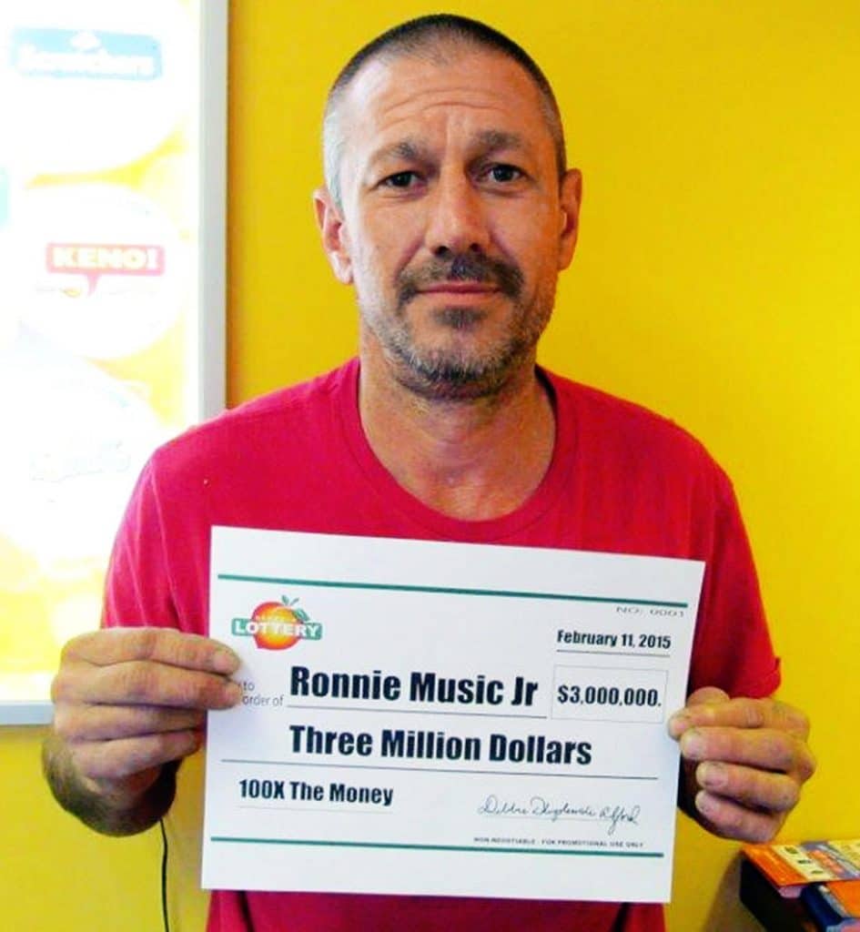 Ronnie Music Jr vince 3 milioni e investe soldi in crystal meth